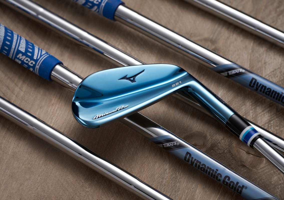 Mizuno Pro 221 Limited Edition Blue IP, 4-PW – Mizuno Golf