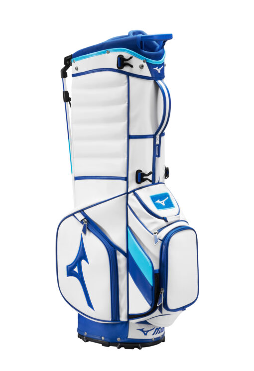 Mizuno Tour Stand Bag White/Blue – Image 5