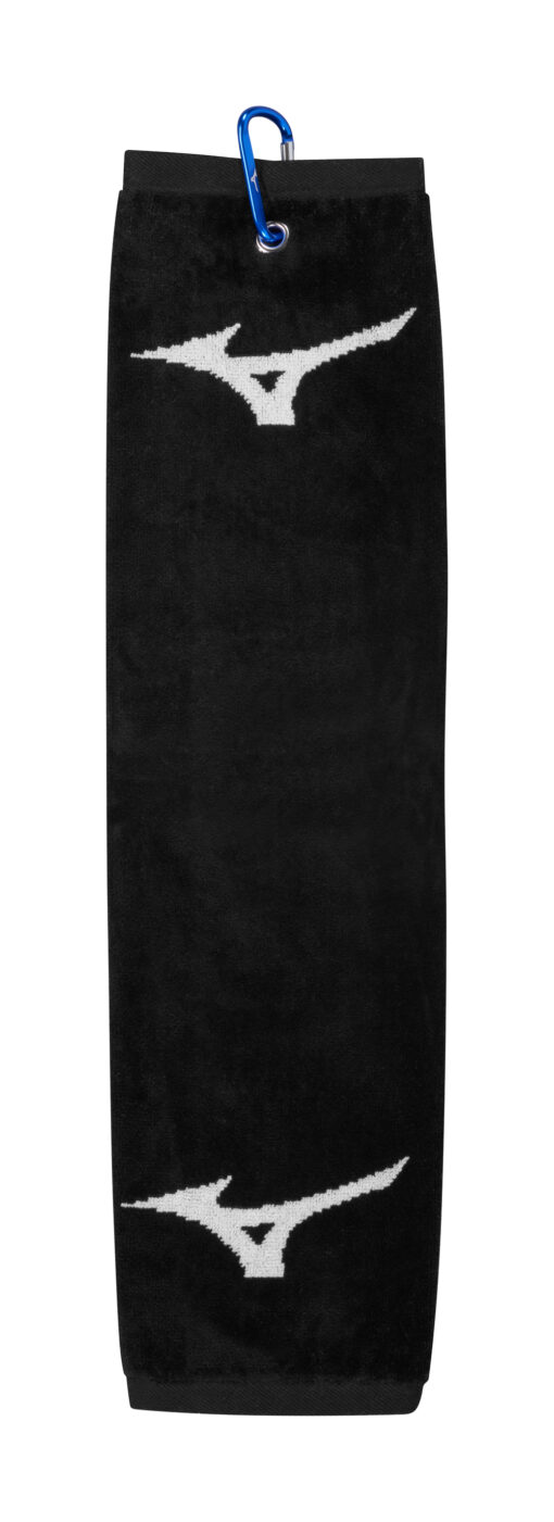 Mizuno Tri Fold Towel Black – Image 2