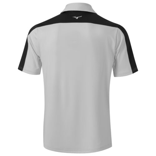 Mizuno Comp Trim Polo Grey – Image 2