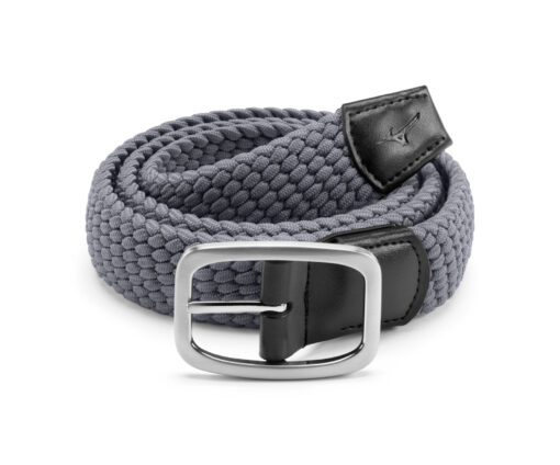 Mizuno Players Belt Charcoal Grey