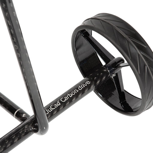 JUCAD CARBON DRIVE CLASSIC 3.0 SET, skládací vč. držáku scorekarty, transportní tašky, ochrany madla a stříbrného deštníku s UV ochranou – Image 5