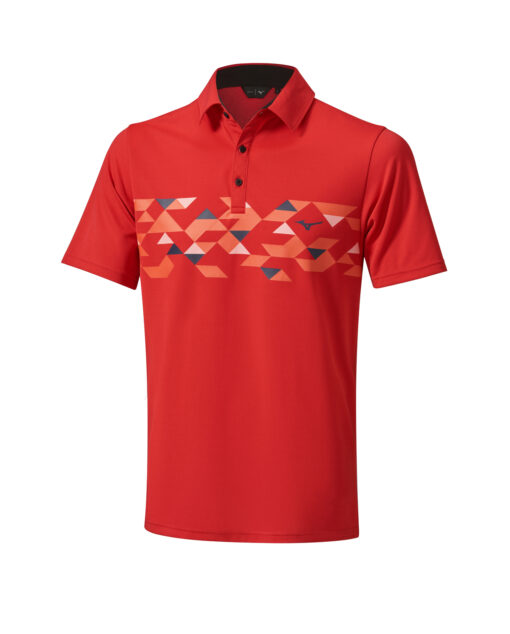 Mizuno Winter Checker Polo Shirt Thermo – Image 2