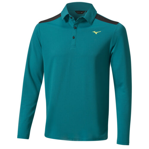 Mizuno Winter Elite L/S Polo Shirt – Image 3