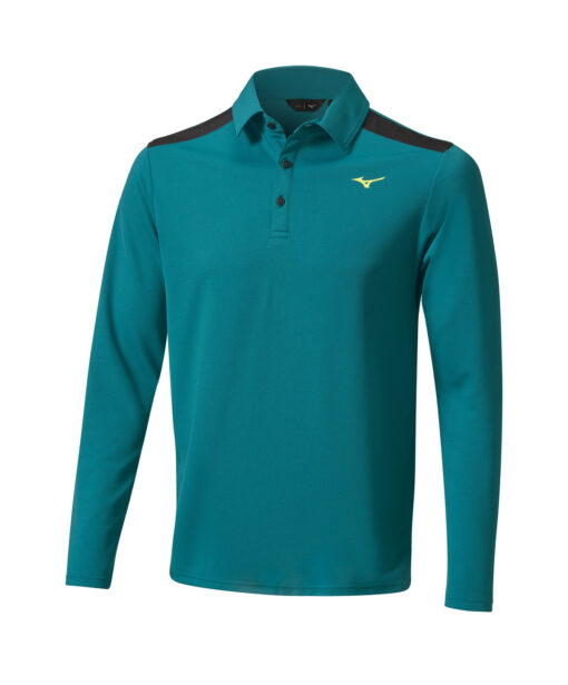 Mizuno Winter Elite L/S Polo Shirt – Image 3