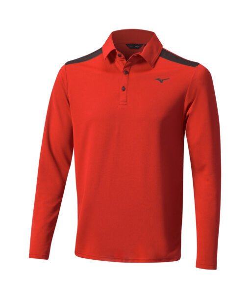 Mizuno Winter Elite L/S Polo Shirt – Image 2