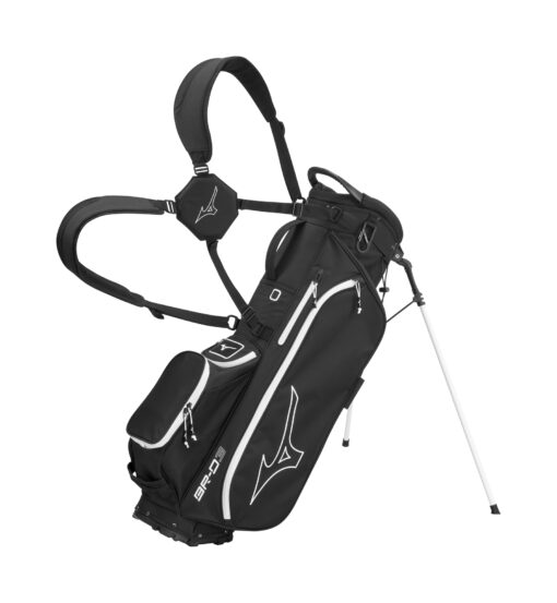 Mizuno BR-D3 25 Stand Bag Black/White BRD3S2309NS 5059882226157