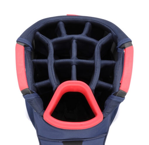 Mizuno BR-D4 Cart Bag Navy/Red – Image 3