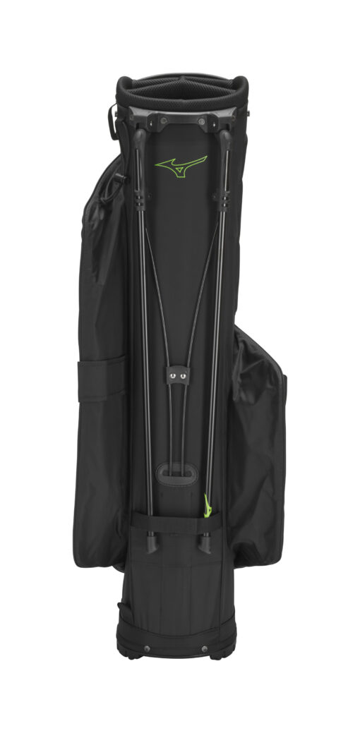 Mizuno BR-DRI waterproof Stand Bag Black/Green – Image 4