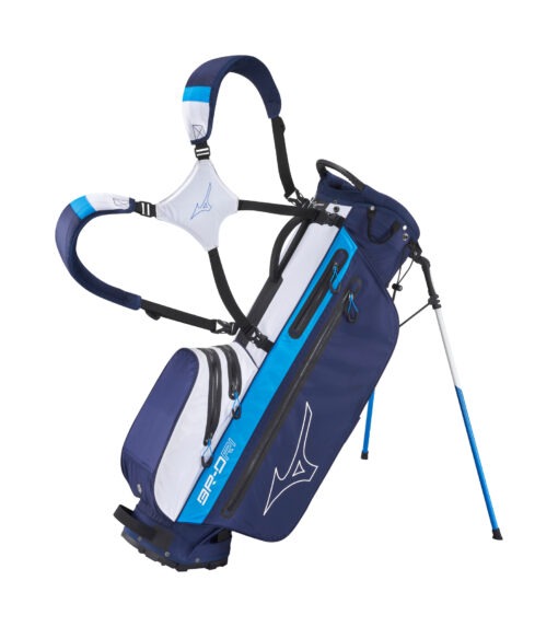 Mizuno BR-DRI waterproof Stand Bag Navy/Blue