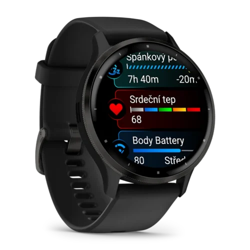 Garmin Venu® 3 Slate/Black, Silicone band