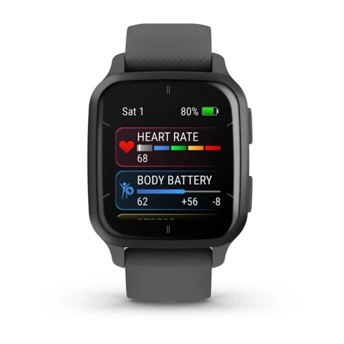 Garmin Venu® Sq 2 Slate / Shadow Grey silicone band