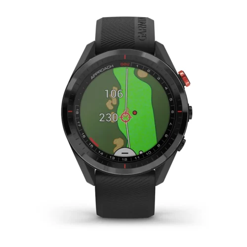 Approach® S62 Black/Black Silicone Band