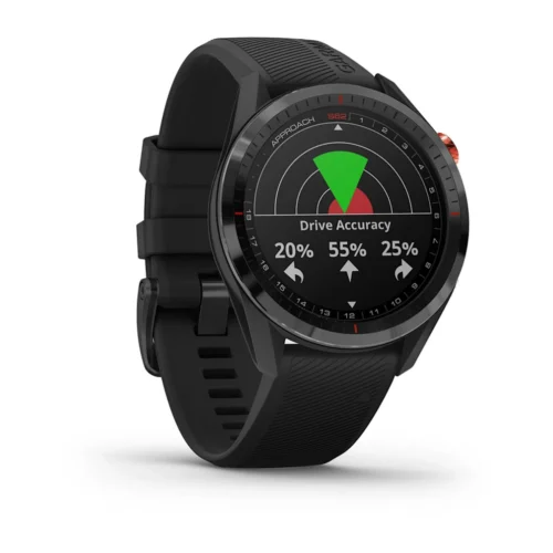 Approach® S62 Black/Black Silicone Band