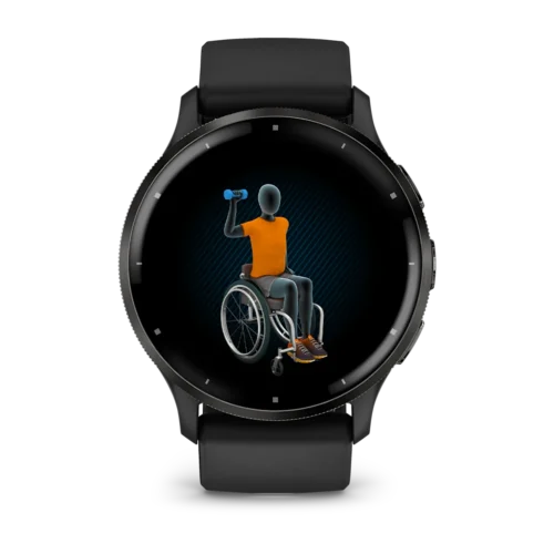 Garmin Venu® 3 Slate/Black, Silicone band