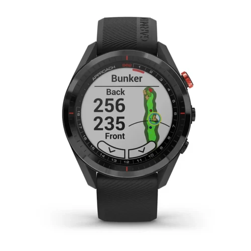 Approach® S62 Black/Black Silicone Band