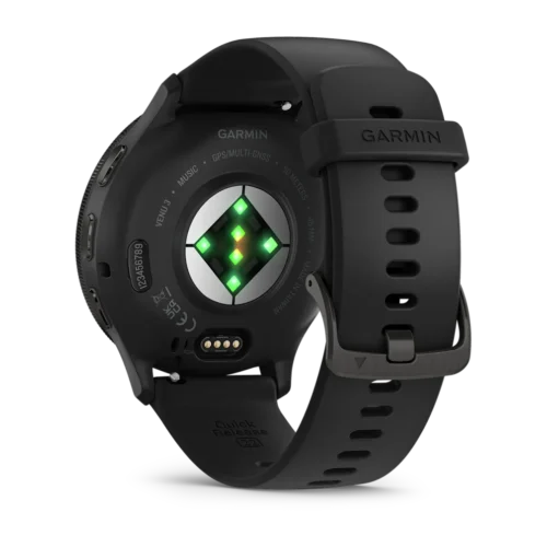 Garmin Venu® 3 Slate/Black, Silicone band