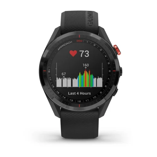 Approach® S62 Black/Black Silicone Band