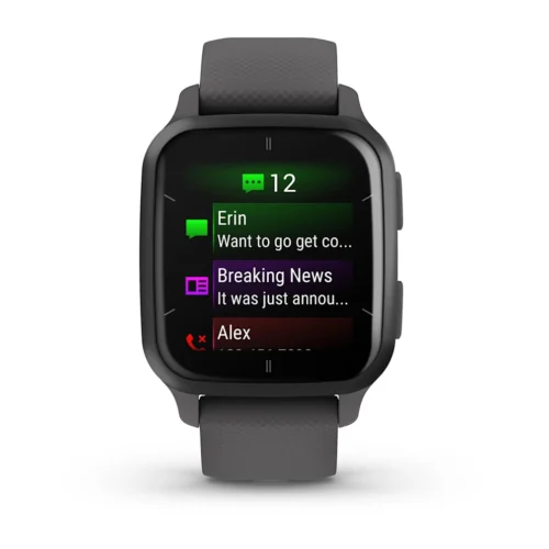 Garmin Venu® Sq 2 Slate / Shadow Grey silicone band
